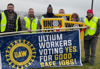 Ultium Cells UAW workers