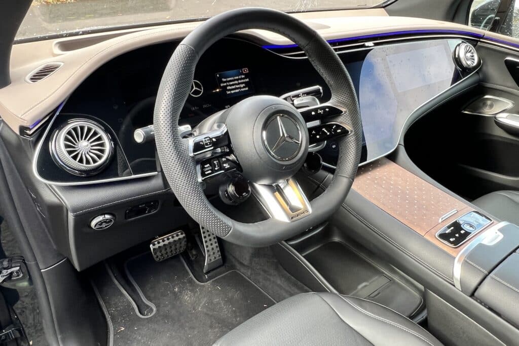 2024 Mercedes-AMG EQE SUV cockpit